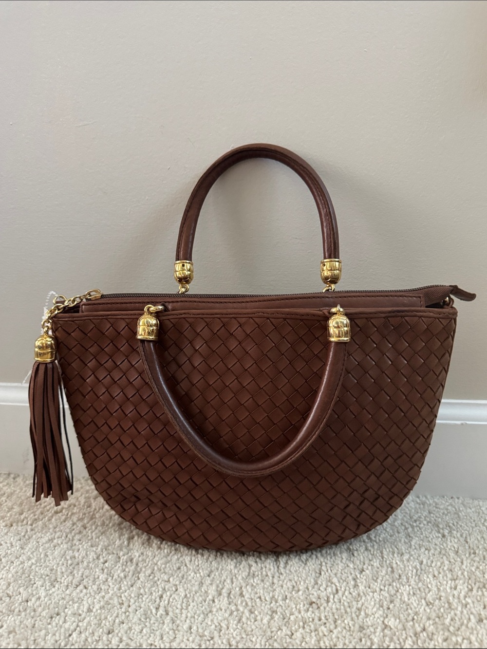 Cosci hand made leather satchel from Italy
